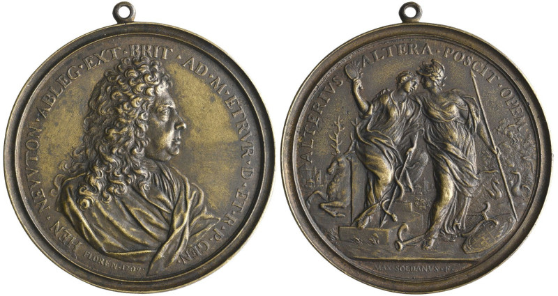 Italy, Massimiliano Soldani (1656-1740), Sir Henry Newton (1651-1715, British Am...