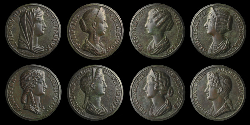 Italy, Florence, attributed to Soldani (1656-1740), The Wives of the Twelve Caes...