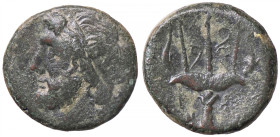 GRECHE - SICILIA - Siracusa - Gerone II (274-216 a.C.) - AE 22 Mont. 5291 var (AE g. 8,15)
BB