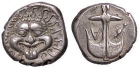 GRECHE - TRACIA - Apollonia Pontica - Dracma S. Cop. 456; Sear 1655 (AG g. 3,38)
BB+