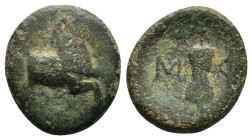 PAMPHYLIA, Aspendos. Late 4th-3rd century BC. Rev. Sling. AE 3,45gr