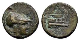KINGS OF MACEDON. Demetrios I Poliorketes, 306-283 BC. AE 3,45g