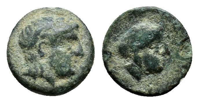 AEOLIS. Autokane. (5th-4th centuries BC). AE 0,68g