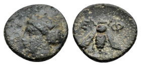 Ionia. Ephesos circa 280-253 BC. AE 1,22g
