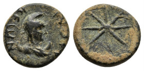 PHRYGIA. Laodicea ad Lycum. Pseudo-autonomous issue . circa 1st century AD. ΛAOΔIKЄωN Bust of Mên set on crescent to right, wearing Phrygian cap. Rev....