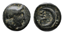 Troas, Sigeion, c. 330-300 BC. AE 1,12g