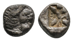 Ionia. Miletos circa 525-500 BC. obol AR 0,49g