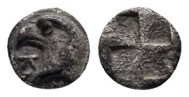 MYSIA, Kyzikos. Circa 525-475 BC. AR Hemibol. AR 0,44g