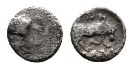 Ionia, Magnesia ad Maeandrum AR Tetartemorion. Circa 450-400 BC. AE 0,26g