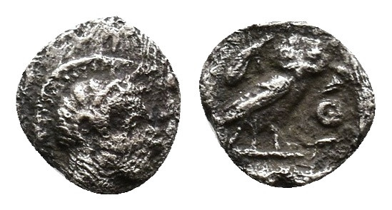 ATTICA. Athens. (Circa 500/490-485/0 BC). AR Tetartemorion. AE 0,26g