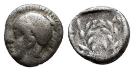 Aiolis. Elaia circa 450-400 BC. AR 1,18g