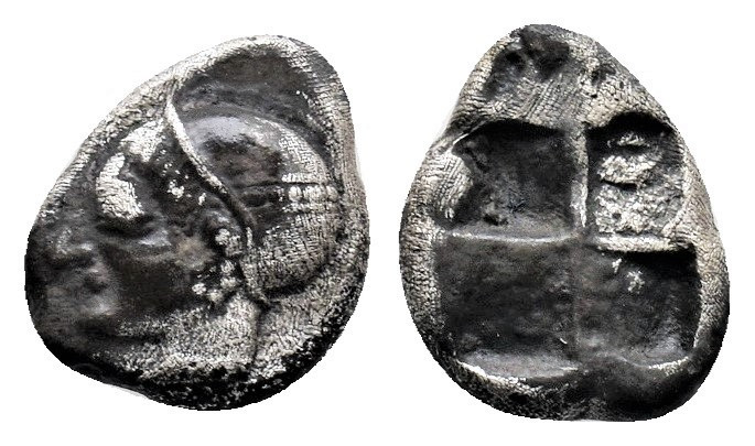 Ionia, Phokaia Circa 521-478 BC. AR 1,24g