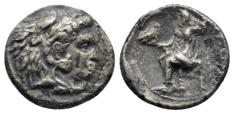 Kingdom of Macedon. Alexander III 'the Great'. AR Drachm 3,44g
