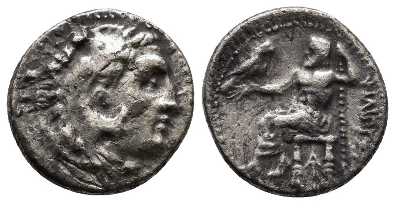 Kingdom of Macedon. Alexander III 'the Great'. AR Drachm 3,51g