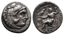 Kingdom of Macedon. Alexander III 'the Great'. AR Drachm 3,76g
