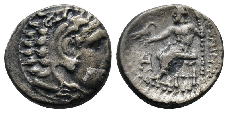 Kingdom of Macedon. Alexander III 'the Great'. AR Drachm 3,71g