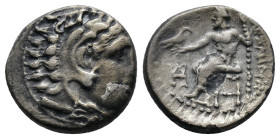 Kingdom of Macedon. Alexander III 'the Great'. AR Drachm 3,71g