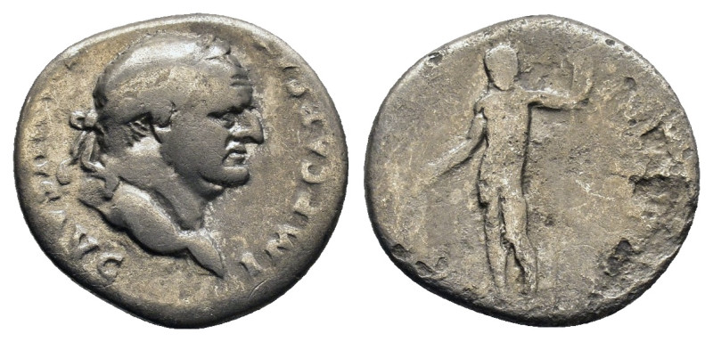 Vespasian, AD 72-73. Rome, AR Denarius 2,71g