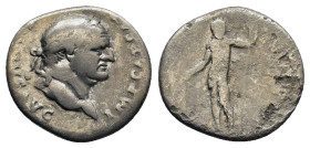 Vespasian, AD 72-73. Rome, AR Denarius 2,71g