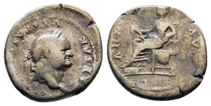 Vespasian, AD 72-73. Rome, AR Denarius 2,99g