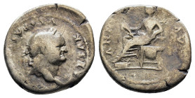 Vespasian, AD 72-73. Rome, AR Denarius 2,99g