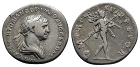 Trajan, AD 98-117. Rome, AR Denarius 3,03g