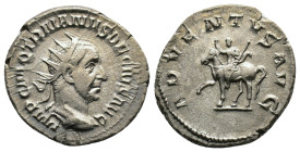 Trajan Decius 249-251 AD. Rome. IMP C M Q TRAIANVS DECIVS AVG, radiate, cuirassed bust of Trajan Decius right, seen from behind / ADVENTVS AVG, Trajan...