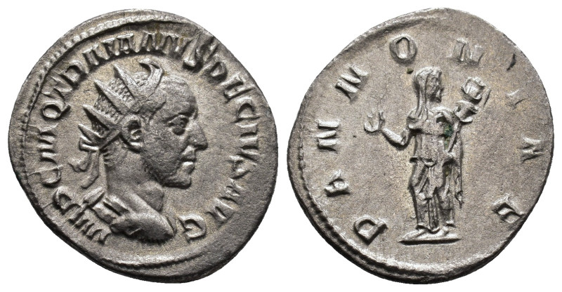 Trajan Decius, 249-251 AD. Rome. IMP C M Q TRAIANVS DECIVS AVG Laureate, draped ...