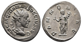 Trajan Decius, 249-251 AD. Rome. IMP C M Q TRAIANVS DECIVS AVG Laureate, draped and cuirassed bust of Trajan Decius to right, seen from behind. Rev. P...