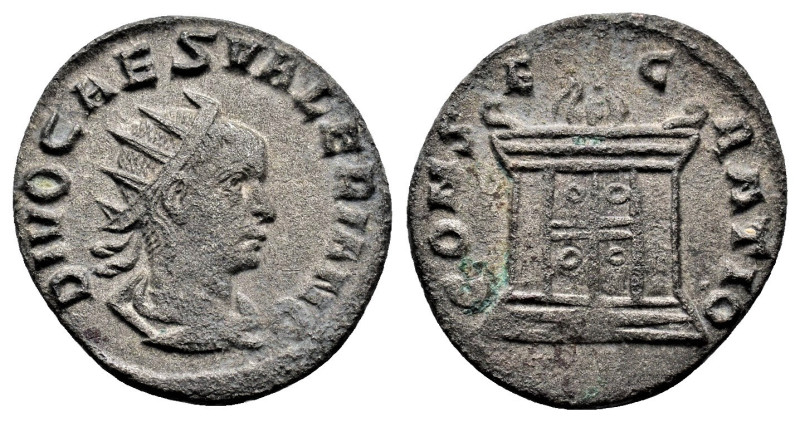 Divus Valerian II (died 258 AD). Rome. DIVO CAES VALERIANO, radiate head right /...