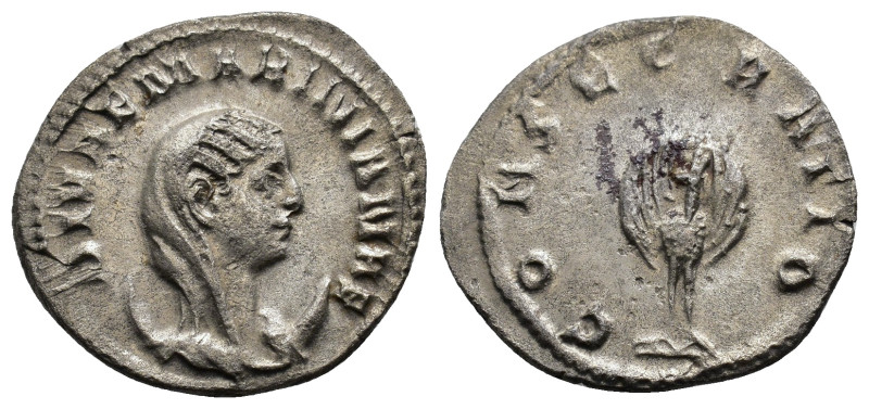 Diva Mariniana, died before 253 AD. Struck 254-256 AD. Rome. DIVAE MARINIANAE, v...