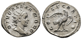 Divus Severus Alexander. Died 235 AD. Rome mint, Restitution commemorative issued under Trajan Decius, struck 250-251 AD. DIVO ALEXANDRO, radiate head...