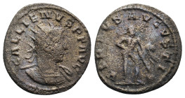 Gallienus, 253-268. Antoninianus Billon 3,10g. Antiochia, 263-264. GALLIENVS AVG Radiate, draped and cuirassed bust of Gallienus to right, seen from b...