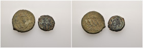 Lot of two byzantine coins