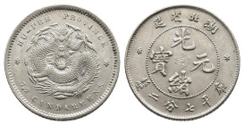 China - Hu-Peh 7.2 Candareens / 10 Cents 1895-1907 (ND) 2.58g