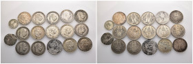 Lot of 17 Silver coins from Austrian empire / Lot as seen, no return