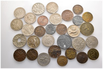 Lot of 31 coins from Czechoslovakia from 20th century / Lot as seen, no return