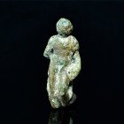 Roman Bronze statuette. 2nd.-3th- century AD. 24,23g, 45mm