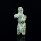 Near East, the Levant. 200-300 BC. Bronze statuette. 21,19g, 40mm