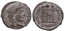 Constantino I (307-337). Antioquía. AE3. Ae. 3,17 g.  PROVINDETIAE AVGG Bella. Brillo original. EBC+. Est.70.