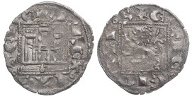 Alfonso XI (1312-1350). Coruña. Noven. Ve. 0,78 g. MBC+. Est.40.