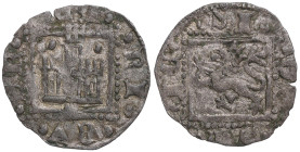 Enrique II (1369-1379). Santiago. Noven. Ve. 0,69 g. MBC+. Est.40.