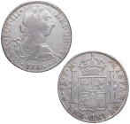 1786. Carlos III (1759-1788). México. 8 Reales. FM. A&C 1129. Ag. 26,88 g. MBC+. Est.200.