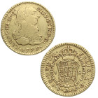 1777. Carlos III (1759-1788). Popayán. 1 Escudo. SF. A&C 1420. Au. 3,34 g. MBC / MBC+. Est.350.