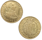 1788. Carlos III (1759-1788). Madrid. 2 escudos. M. A&C 1578. Au. 6,67 g. Bella. Brillo original. EBC+. Est.550.