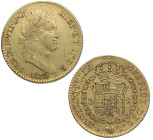 1820. Fernando VII (1808-1833). Madrid. 2 Escudos. CJ. A&C . Au. 6,70 g. Atractiva. MBC. Est.400.