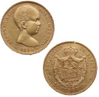1890*90. Alfonso XIII (1886-1931). 20 Pesetas. PMP. A&C 114. Au. 6,46 g. EBC. Est.400.