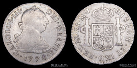 Lima. Carlos III. 2 Reales 1778 MJ. KM76