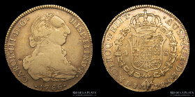 Potosi. Carlos III. 4 Escudos 1786 PR. CJ 68.9.2