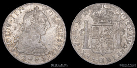 Potosi. Carlos III. 8 Reales 1774 JR. CJ 63.2